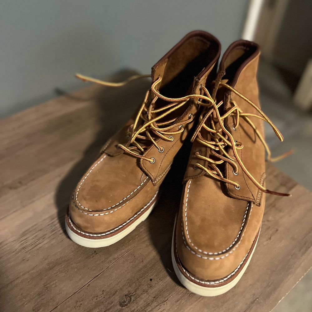 Red Wing Shoes Tan Leather Ankle Boots